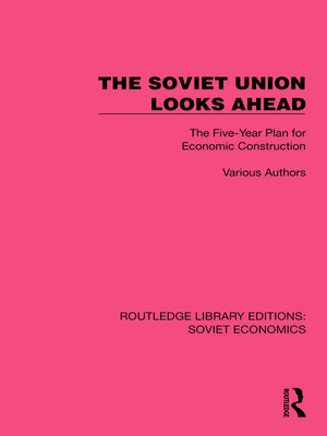 cover image of The Soviet Union Looks Ahead